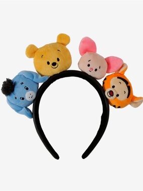 New Loungefly Disney Winnie the Pooh Plush Characters Headband